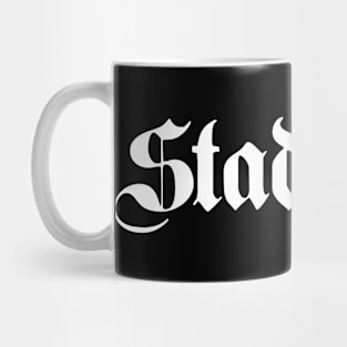 Stadtlohn written with gothic font Mug